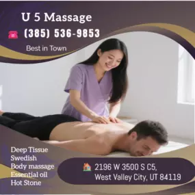 Massage techniques are commonly applied with hands, fingers, 
elbows, knees, forearms, feet, or a device. 
The purpose of massage is generally for the treatment of 
body stress or pain.