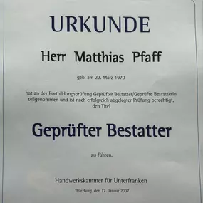 Bild von Bestattungshaus Schorr - Das Bestattungshaus im Landkreis Haßberge