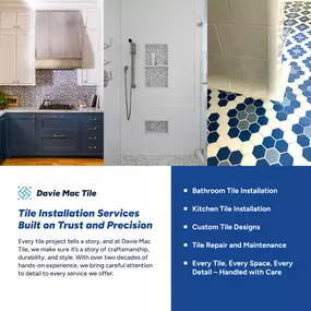 Bild von Davie Mac Tile - Weymouth, MA | Tile Installer and Design Experts