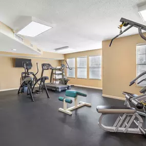 The fitness center at Sunrise Ridge Resort