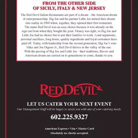 Bild von Red Devil Italian Restaurant & Pizzeria