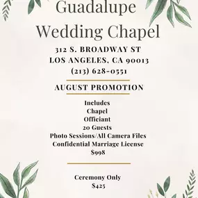 Bild von Guadalupe Wedding Chapel Los Angeles