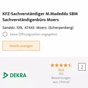 Bild von KFZ-Sachverständiger M.Madeddu SBM Sachverständigenbüro Moers