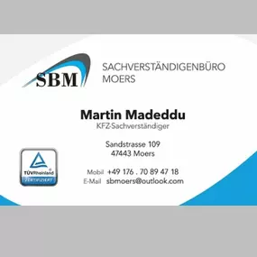 Bild von KFZ-Sachverständiger M.Madeddu SBM Sachverständigenbüro Moers