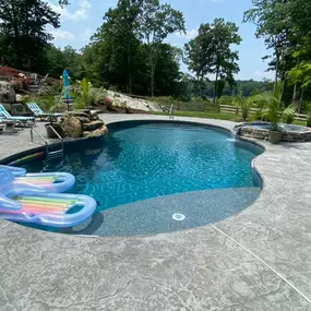 Custom pools and spas