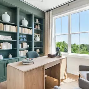Flex rooms can be used as a home office