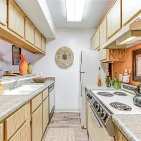 Expansive kitchen