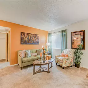 Spacious living room