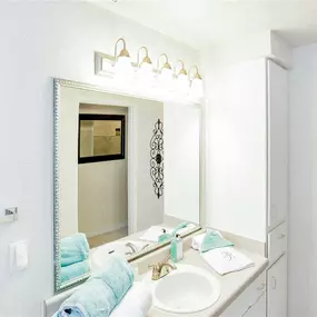 Large bathroom vanity