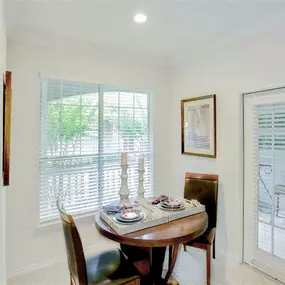 Breakfast Nook with windows