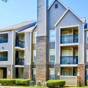 Three story building