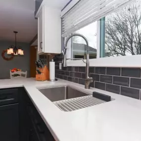 Quartz countertops are one of today’s most popular choices and for good reason. They’re durable, easy to clean, and available in dozens of patterns and colors. Whether you want the sleek look of white quartz or the depth of a marble-inspired design, our Pisgah showroom has options you’ll love. Call us today to explore samples and get a free estimate.
