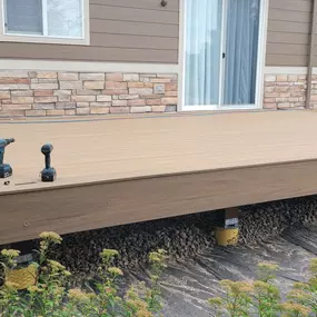 Deck in Progress in Longmont