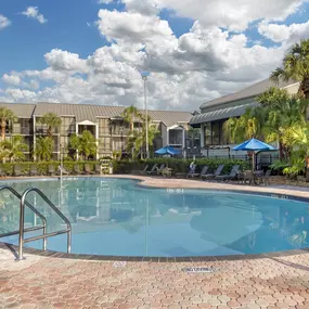 The outdoor pool at Parkway International Resort