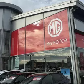 Evans Halshaw MG York Dealership Exterior