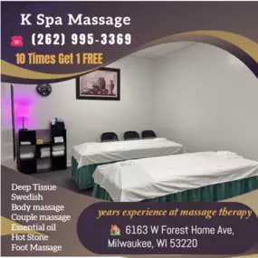 It's a massage experience for two that has real benefits, for physical, mental, and relationship health. 
Ultimately, a couples massage is a shared experience – a massage for two people, at the same time, 
in the same private room, but on two separate massage tables and performed by two massage therapists.