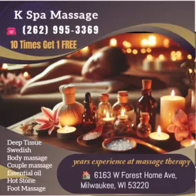 A traditional Swedish massage utilizing a system of techniques specially created to relax muscles by
applying pressure to increase oxygen flow through the body and release harmful toxins.