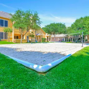 Sand volleyball court
