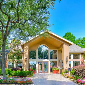 Leasing office entrance