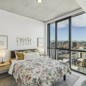 Bedroom with a large bed