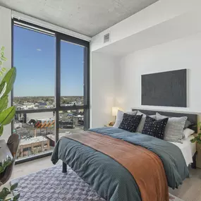 Bedroom with a comfortable bed