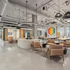 Common area with comfortable chairs