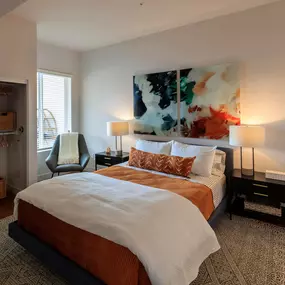 Bedroom with large bed