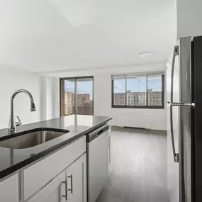 A Kitchen With a Refrigerator