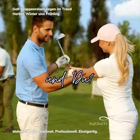 Golfferien und Golfreisen mit INFINITI GOLF. Gruppenreisen
