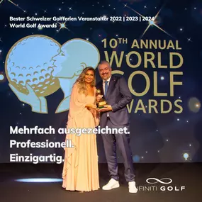 Golfferien und Golfreisen mit INFINITI GOLF. Gewinner World Golf Awards