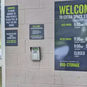 Keypad - Extra Space Storage at 2915 Webb Rd, Alpharetta, GA 30004