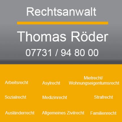 Logo od Rechtsanwaltskanzlei Thomas Röder