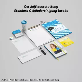 Geschäftsausstattung/Corporate Design Standard Gebäudereinigung Jacobs
