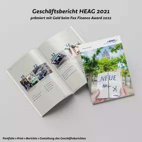 Geschäftsbericht der HEAG 2021
(prämiert mit Gold beim Fox Finance Award 2022)