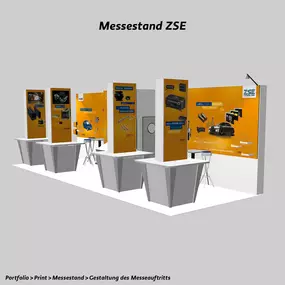 Gestaltung des Messeauftritts von ZSE