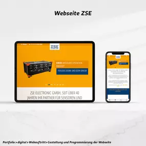 Webseite ZSE
Gestaltung und Programmierung der Webseite inkl. Shop