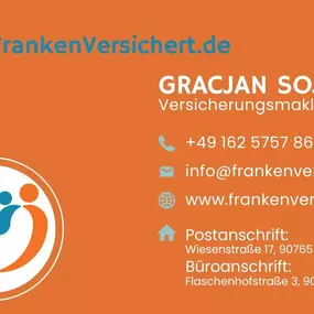 Bild von Versicherungen & Finanzierung Fürth  Gracjan Sojka  FrankenVersichert.de