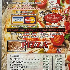 Bild von Titos Pizza