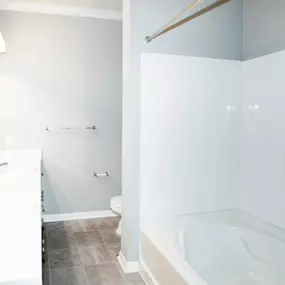Spacious Bathrooms with shower