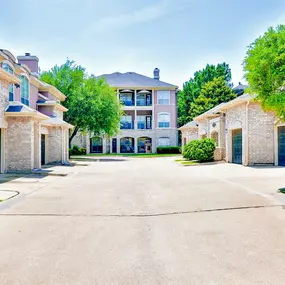 Exterior garage view