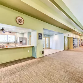 Community kitchen in the clubhouse