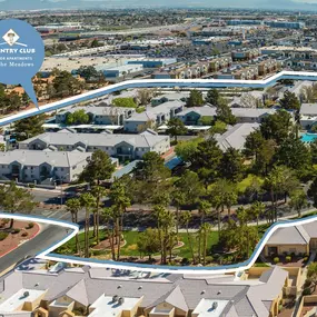 Arial drone property view