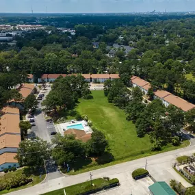 An aerial view of Retreat at Savannah Apartments