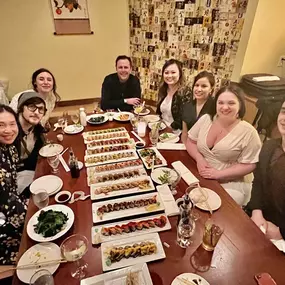 So much fun at our team dinner!