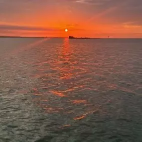 Sail into the golden hour with Galveston Sunset Tour. Relax, sip your favorite drink, and watch the sky light up over Galveston Bay. ????