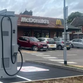 InstaVolt ultra rapid chargers conveniently located at McDonald’s Upper Gornal, Dudley, offering easy access while you dine or grab takeaway.
