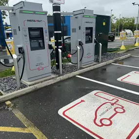 InstaVolt EV Rapid Charging Station Stoke-on-Trent.