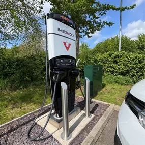 InstaVolt electric vehicle charger located at Blackbrook Leisure Centre Taunton