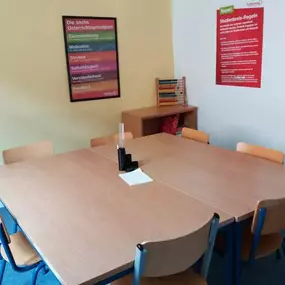 Springe Unterrichtsraum