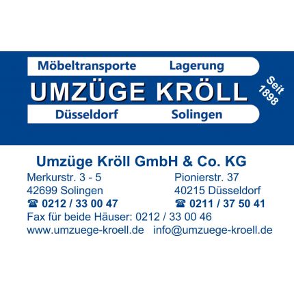 Logo fra Umzüge Kröll GmbH & Co. KG